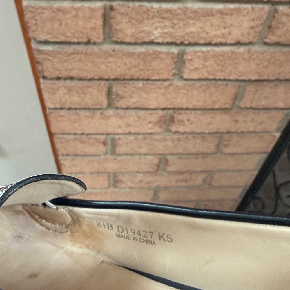 Cole Haan Black Patent Leather Loafers with Silver Accents - Picture 11 of 11